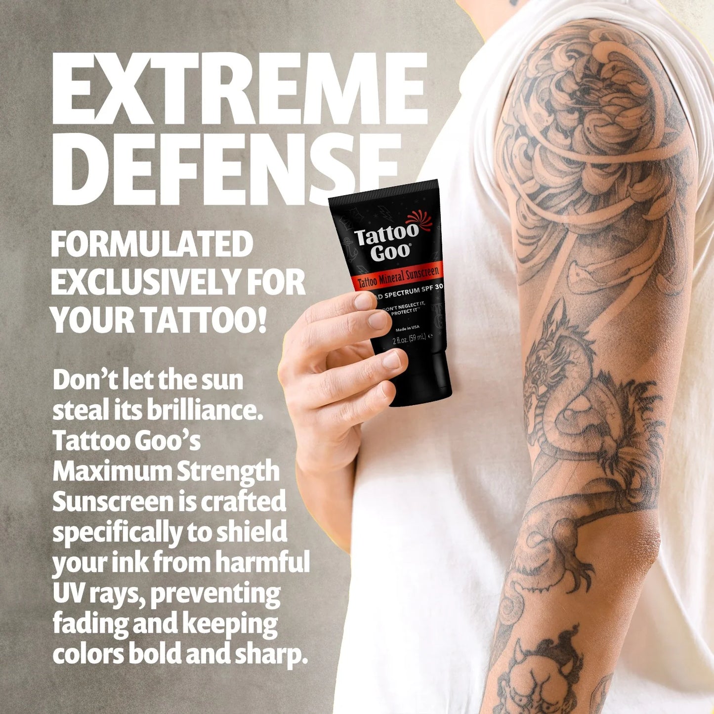 Tattoo Goo Mineral Sunscreen — SPF 30 - Painful Pleasures