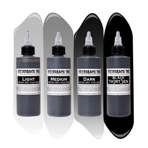 Black Th1rt3en Series — Silverback Ink — 4oz Sample Set - Painful Pleasures