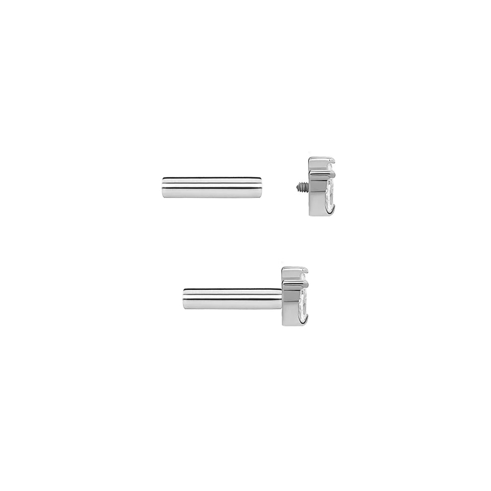 Tilum Replacement Pegs for Jewelry Display Blocks — Pick Threading —Bag of 25
