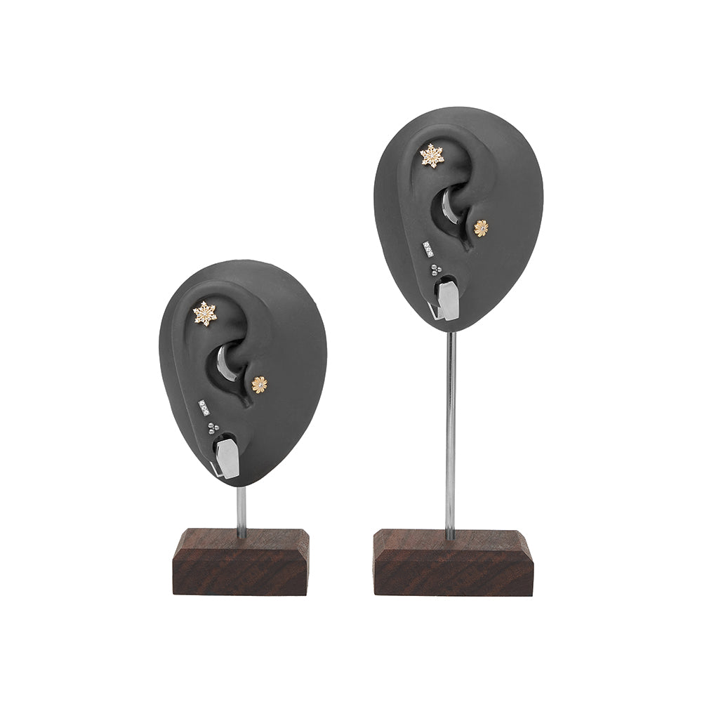 Tilum Wooden Display Stand for Body Jewelry — Choose Size and Color