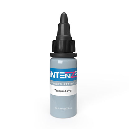 Titanium Silver — Intenze Tattoo Ink — Pick Size - Painful Pleasures