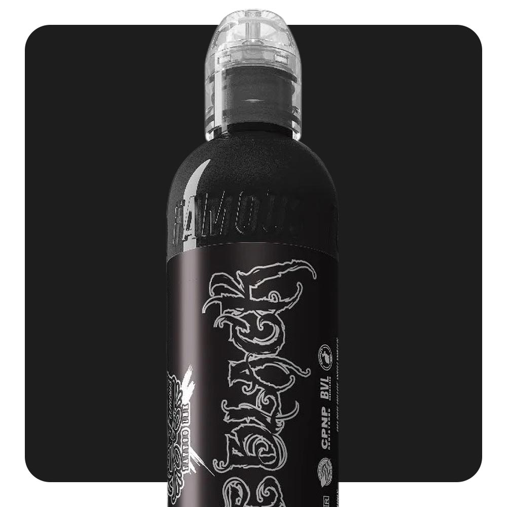 True Black — World Famous Tattoo Ink — Pick Size