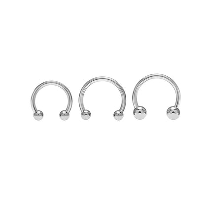 18g Titanium Circular Barbell — Price Per 1 — Pick Diameter - Painful Pleasures