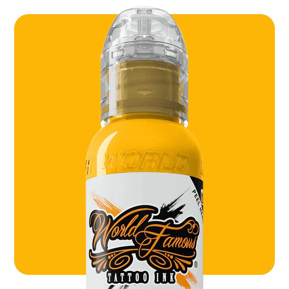 USA Yellow — World Famous Tattoo Ink — Pick Size