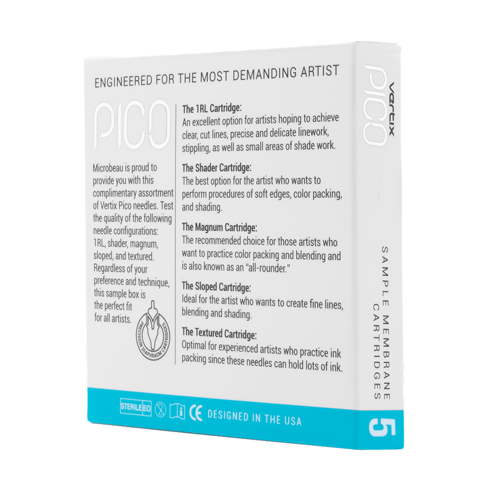 Vertix Pico 5 Needle Sample Box - Painful Pleasures