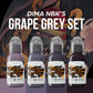 Dima NBK Grape Grey Set — World Famous Tattoo Ink — 1oz