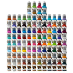 104 Color Set — World Famous Tattoo Ink — 1oz - Painful Pleasures
