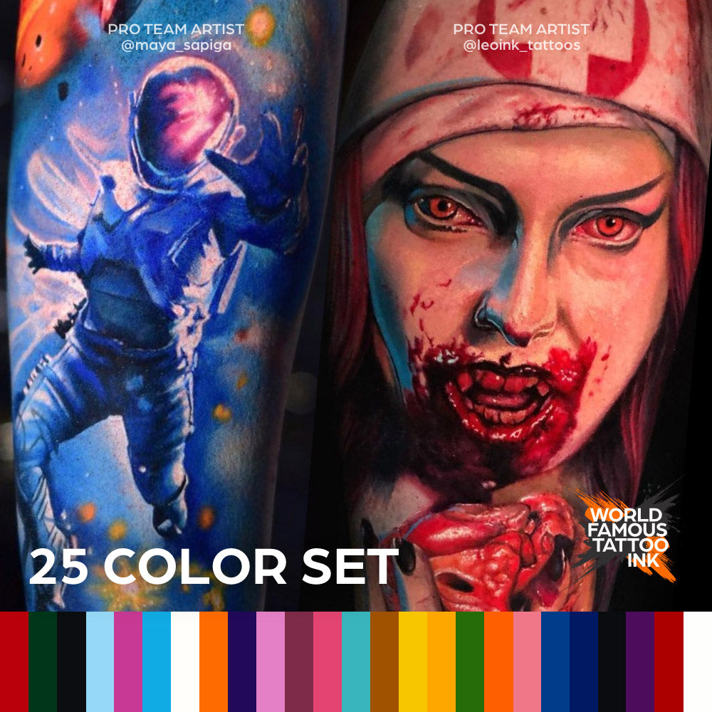 World Famous 25 color bottle set — 1oz