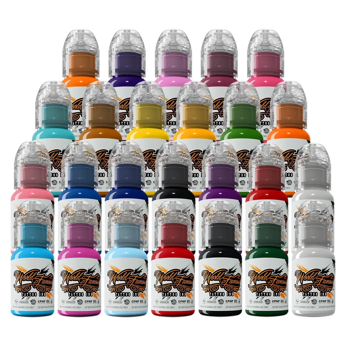 World Famous 25 color bottle set — 1oz