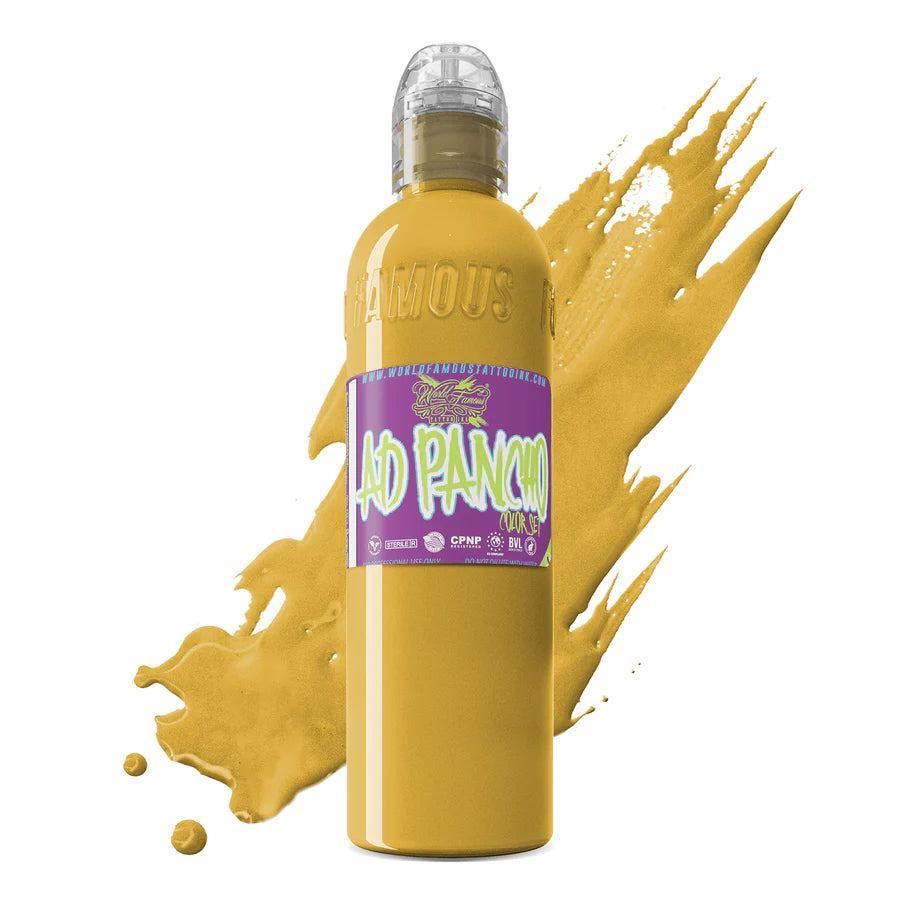 Pancho Light Yellow — World Famous Tattoo Ink — Pick Size