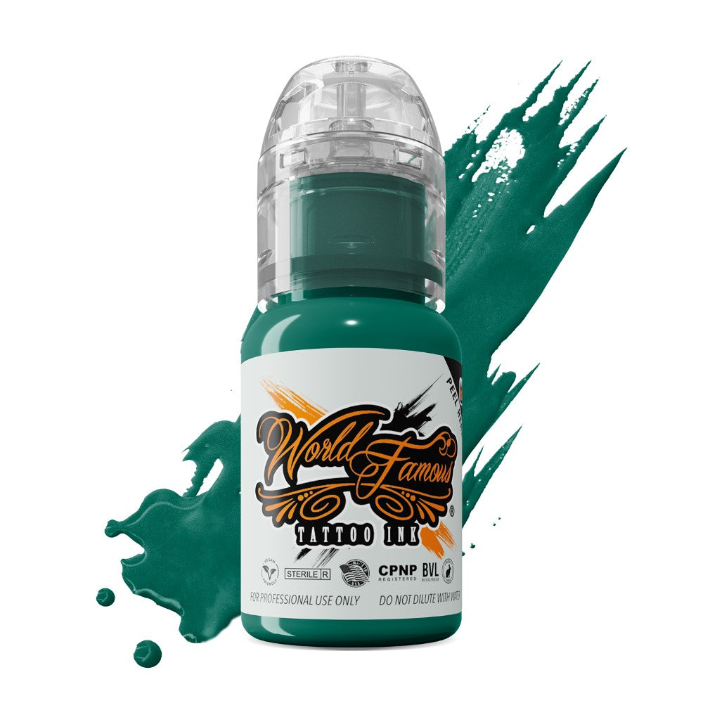 J. Ackerman H.H. Holmes Arsenic Green — World Famous Tattoo Ink — Pick Size