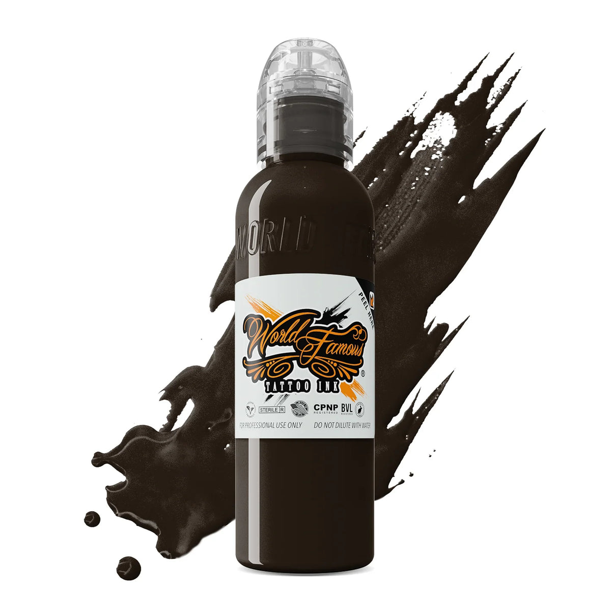 Dark Chocolate — World Famous Tattoo Ink — Pick Size - Painful Pleasures
