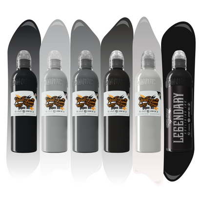 Nuno Feio Graveyart Set — World Famous Tattoo Ink — Pick Size - Painful Pleasures