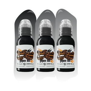 3 Bottle Greywash Set — World Famous Tattoo Ink — Pick Size - Painful Pleasures
