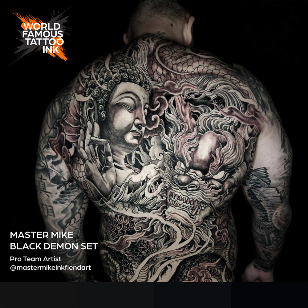 Master Mike Black Demon Set — World Famous Ink — 4oz