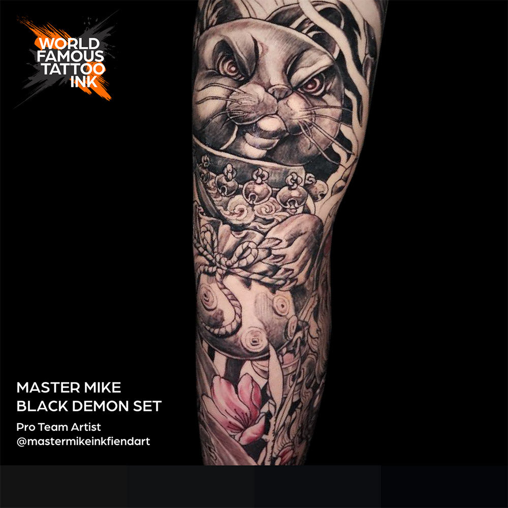 Master Mike Black Demon Set — World Famous Ink — 4oz