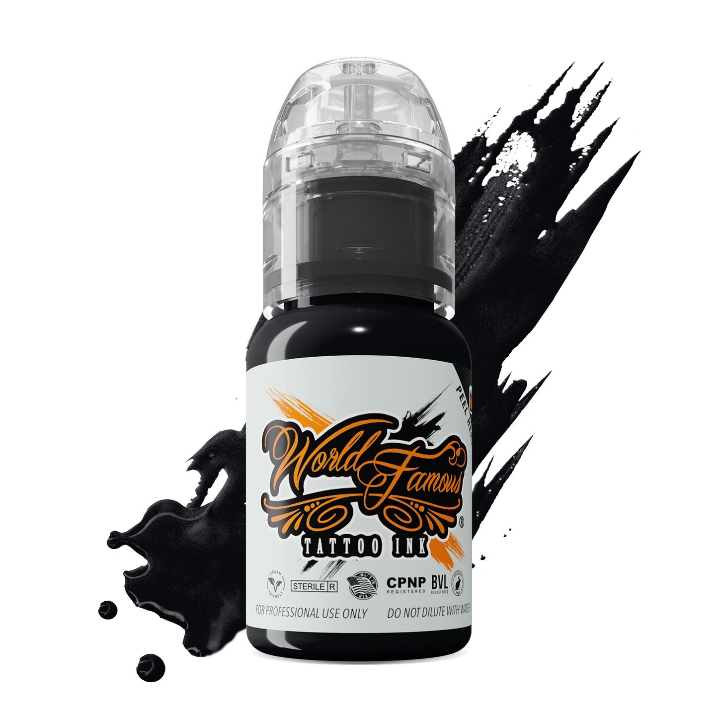 Legendary Outlining Black — World Famous Tattoo Ink — Pick Size