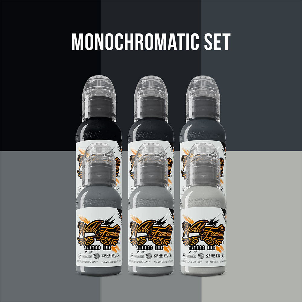 Mono Chromatic Set — World Famous Tattoo Ink — Pick Size