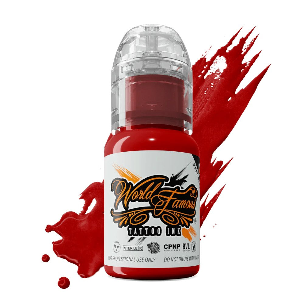 Red Hot — World Famous Tattoo Ink — Pick Size