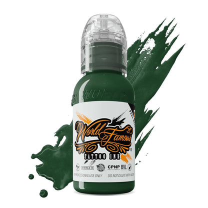 Sandra- Lonely Forest Green — World Famous Tattoo Ink — Pick Size - Painful Pleasures