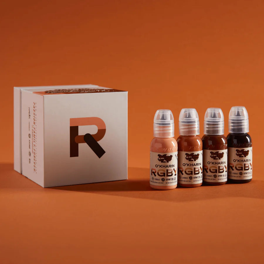 Sasha O’Kharin RGBY Skin Tone Set of 16 Colors — World Famous — 1oz