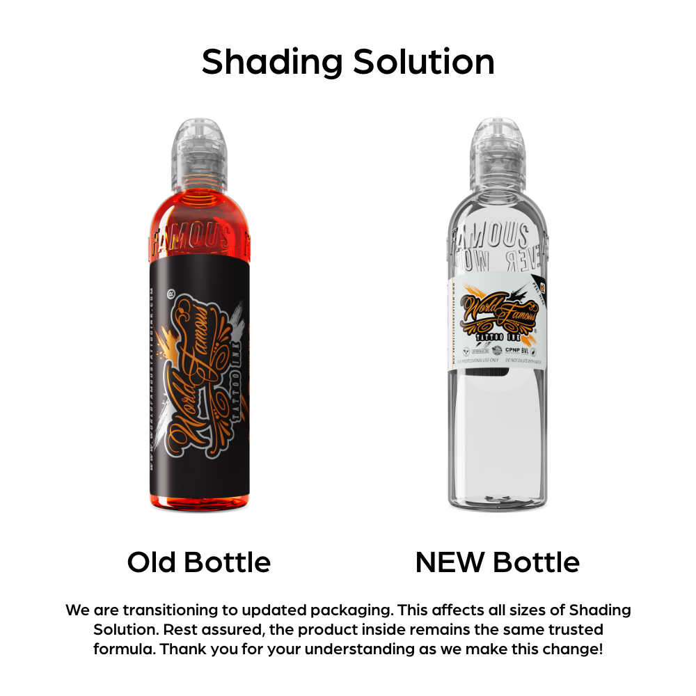 Shading Solution — World Famous Tattoo Ink — Pick Size - Painful Pleasures