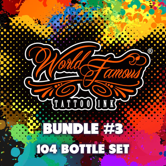 104 Color Set — World Famous Tattoo Ink — 1oz