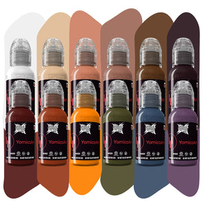 Yomico Moreno Renaissance Set — World Famous Tattoo Ink — 1oz - Painful Pleasures