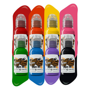 Yomico Moreno Artistic Basic Set — World Famous Tattoo Ink — 1oz - Painful Pleasures