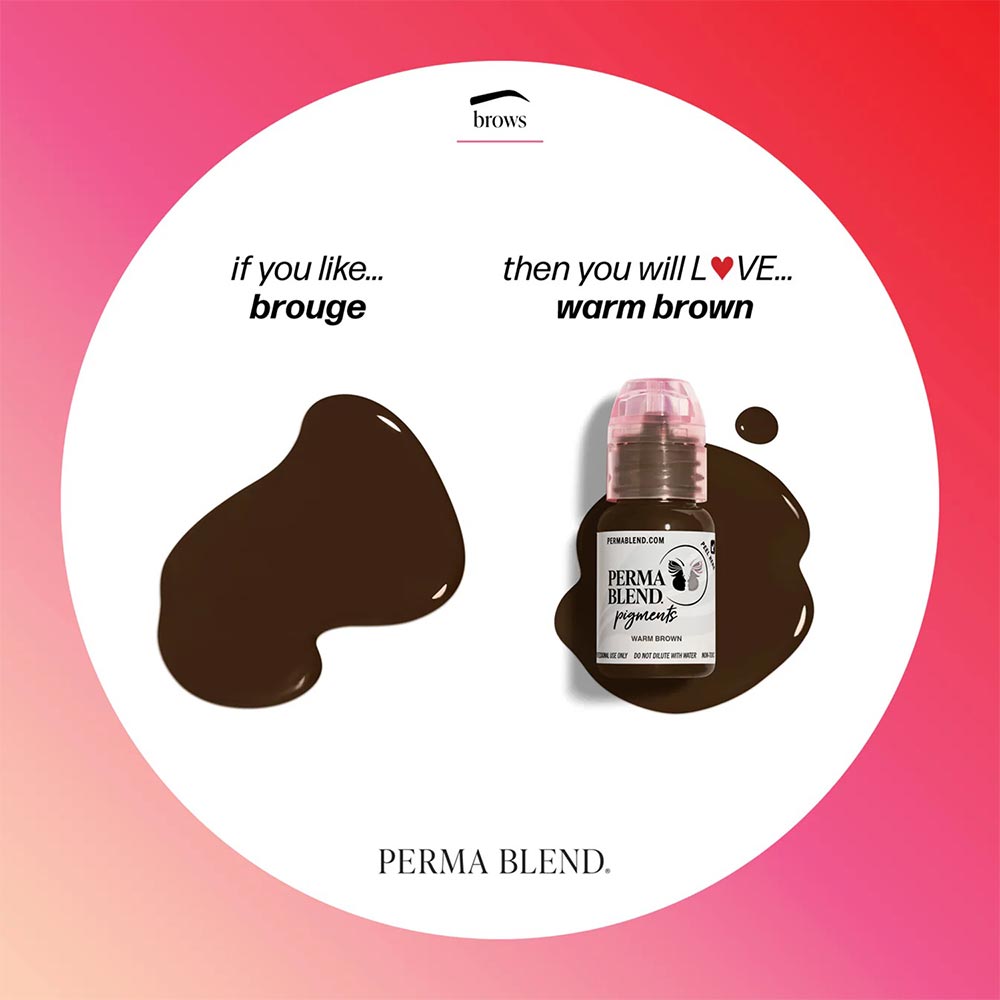 Warm Brown  — Perma Blend — 1/2oz Bottle