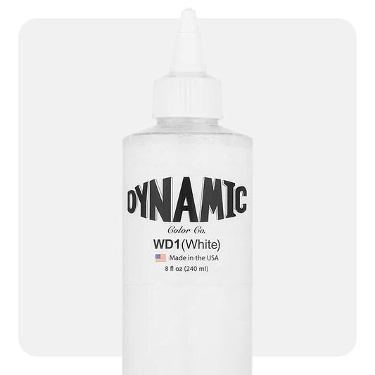 Dynamic White Tattoo Ink — 8oz Bottle