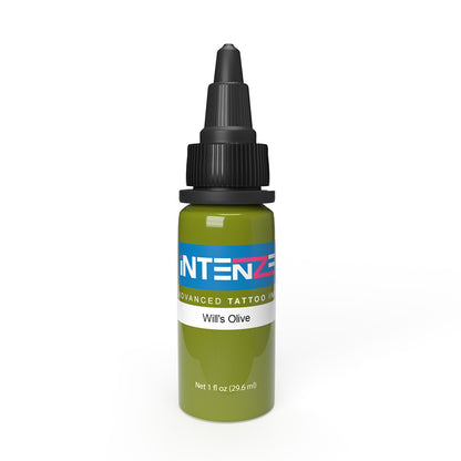 Will's Olive — Intenze Tattoo Ink — Pick Size - Painful Pleasures