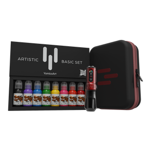 FK Irons x World Famous Yomico Special Edition ONE Machine & Artistic Basic Ink Kit - Painful Pleasures