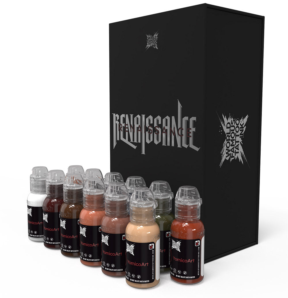 FK Irons x World Famous Yomico Special Edition Flux Max Machine & Renaissance Ink Kit