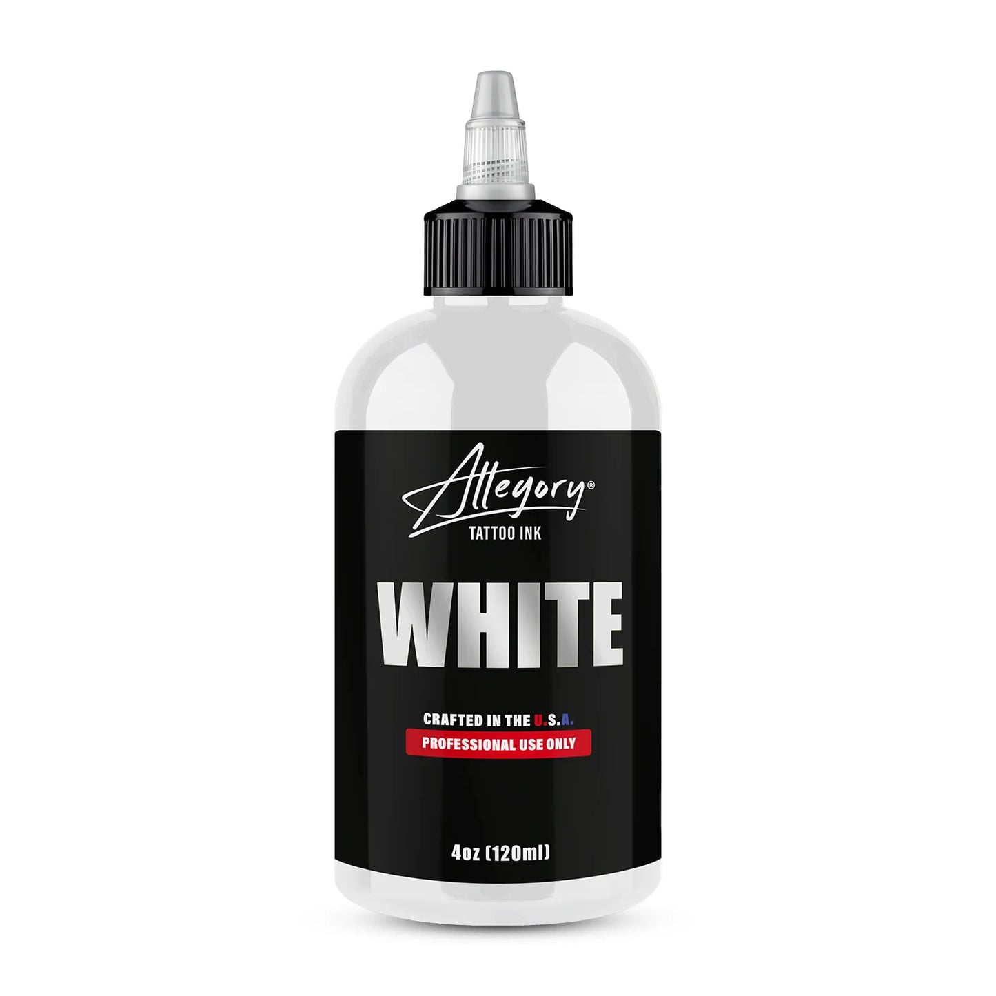 Allegory Premium Tattoo Ink — White — Pick Size - Painful Pleasures