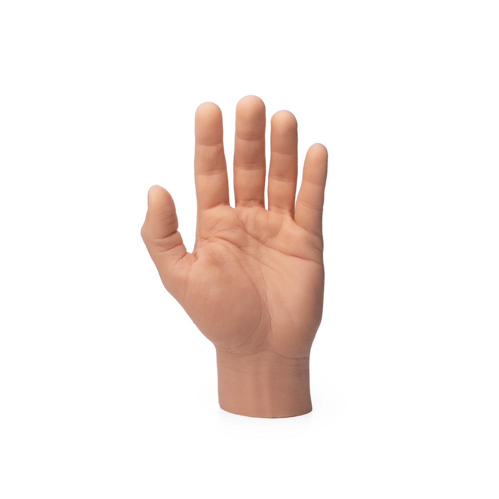 A Pound of Flesh Silicone Synthetic Hand with Wrist — Right or Left — Pick Skin Tone