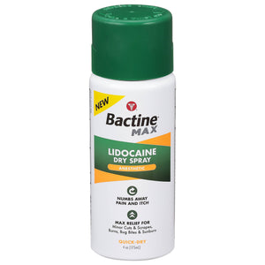 Bactine Max Dry Spray — 4oz Bottle - Painful Pleasures