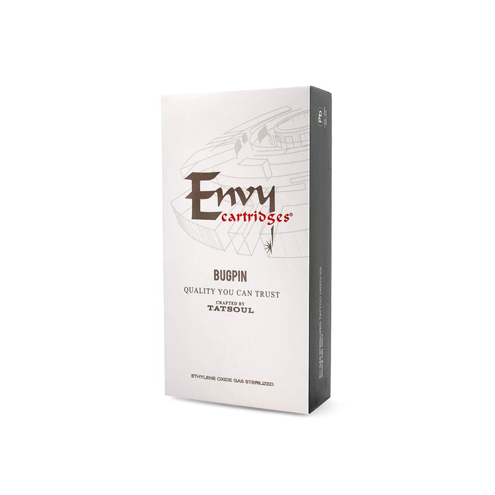 Envy Bugpin Cartridge Tattoo Needles — Box of 10