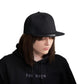 Free Gift - Cheyenne Flat Brim Snapback Hat — Black