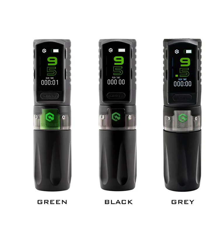 Critical Tattoo® Torque Pen Machine Full Kit — Pick Stroke Length - Painful Pleasures