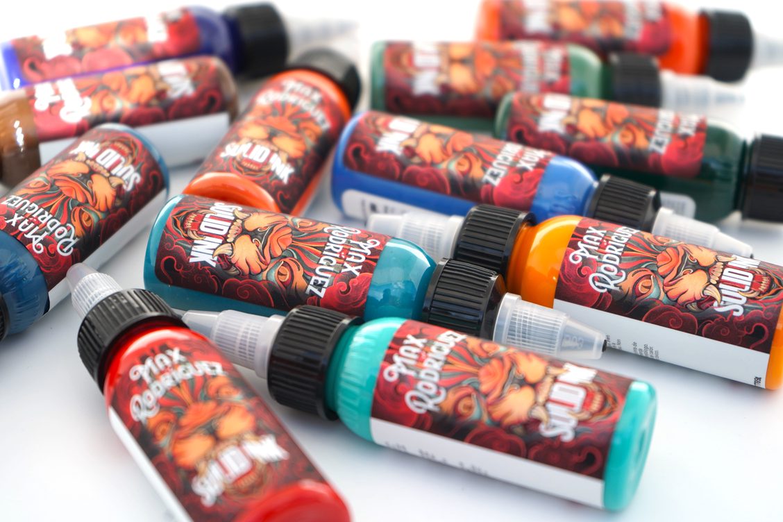 12 Color Max Rodriguez Set — Solid Ink — 1oz Bottles