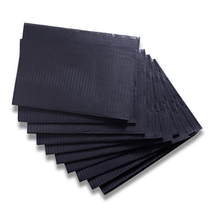 Blakcat Lap Cloths - Black - 500/Case - Painful Pleasures