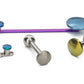 Tilum 14g - 12g Internally Threaded Flat Anodized Titanium Disc - Price Per 1 - Painful Pleasures