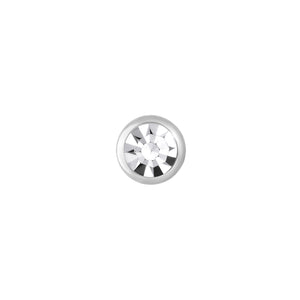 18g–16g Internally Threaded Steel Jewel Ball — Price Per 1 - Painful Pleasures