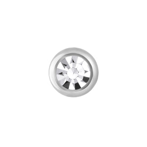 14g - 12g Internally Threaded Swarovski Jewel Top Ball - Price Per 1 - Painful Pleasures