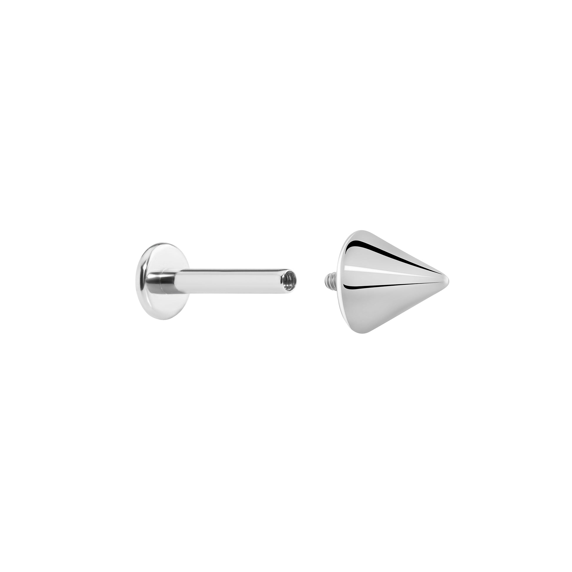 18g - 16g Internally Threaded Steel Spike Top - Price Per 1