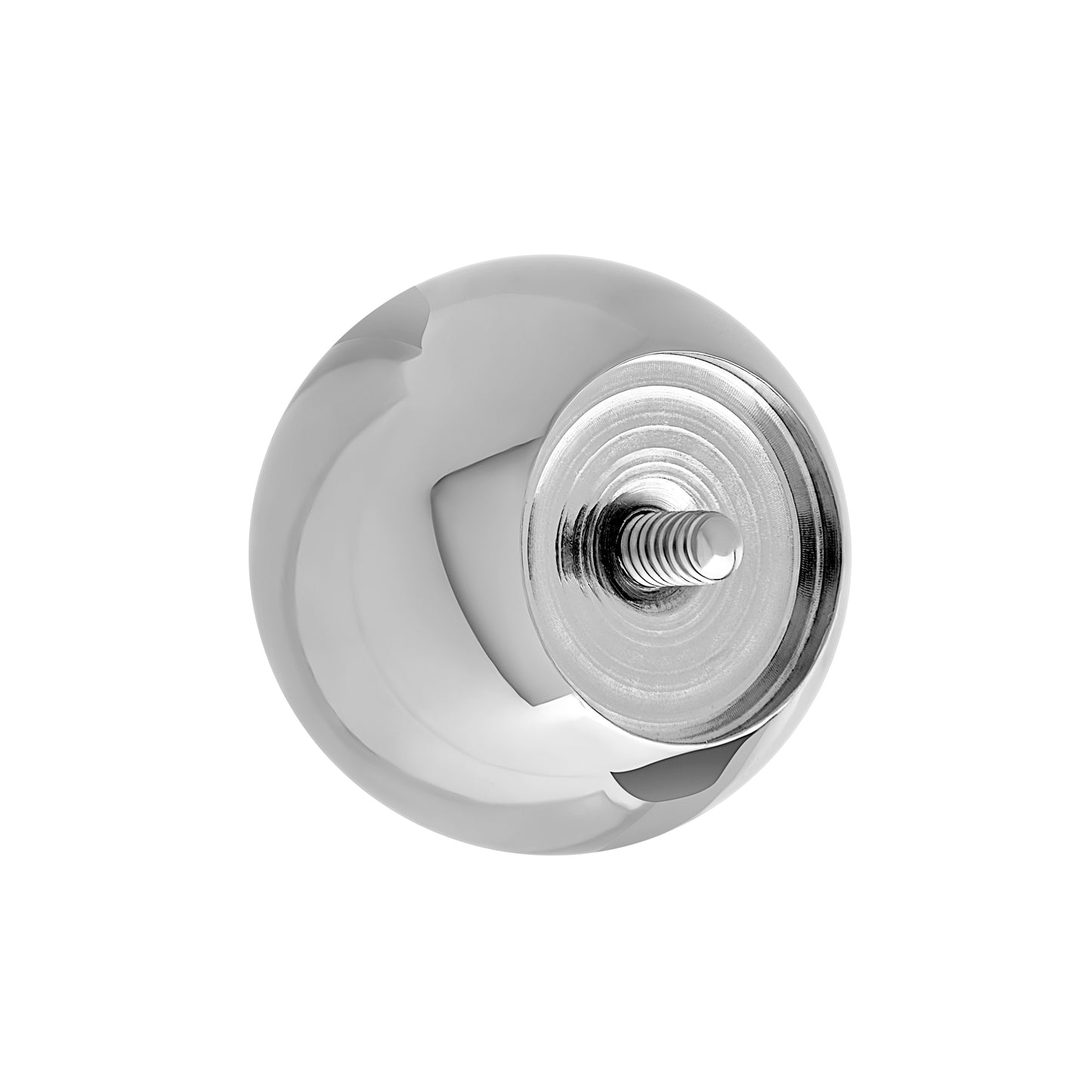 00g Internally Threaded Counter-Sunk Steel Ball - Price Per 1 - Painful Pleasures
