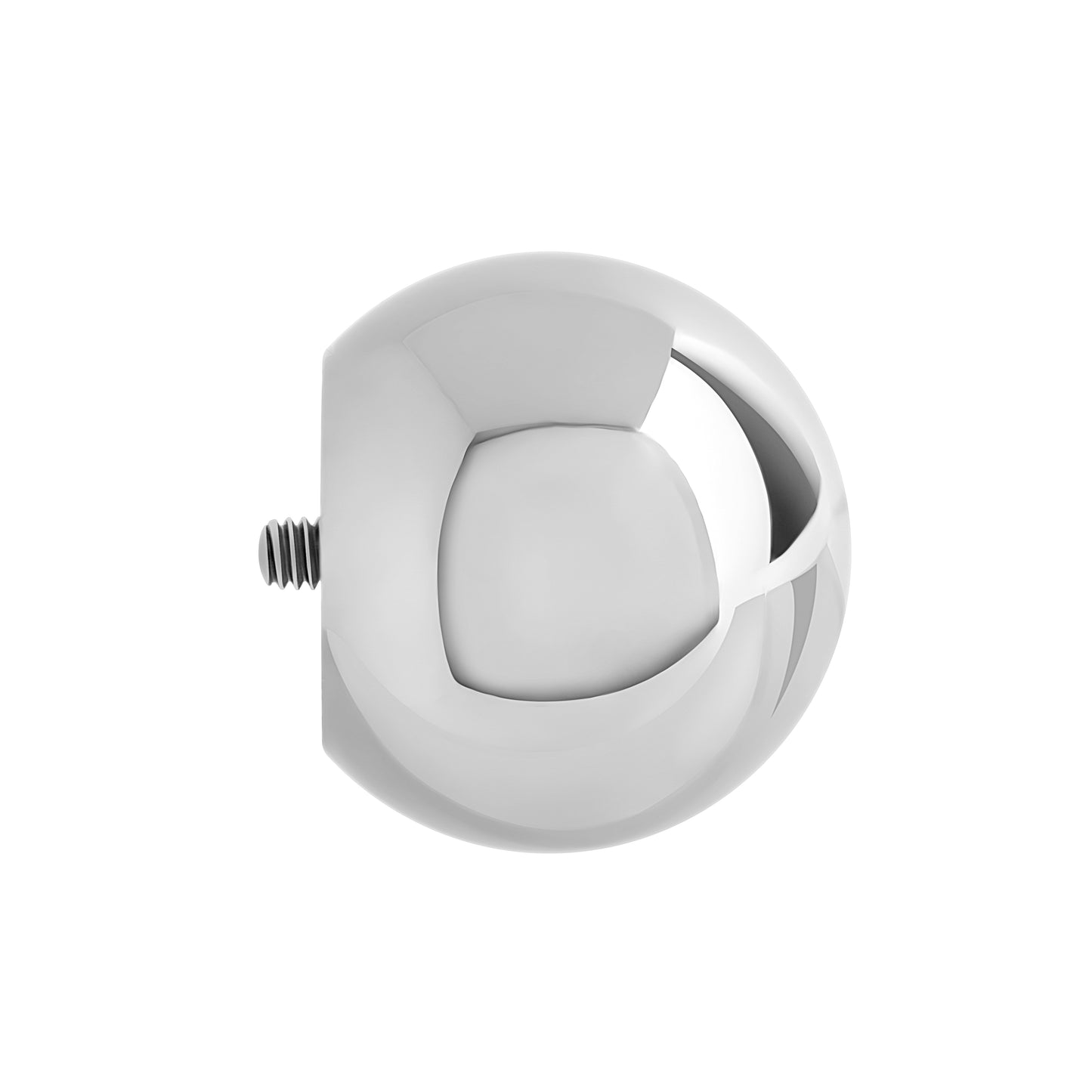 00g Internally Threaded Counter-Sunk Steel Ball - Price Per 1 - Painful Pleasures