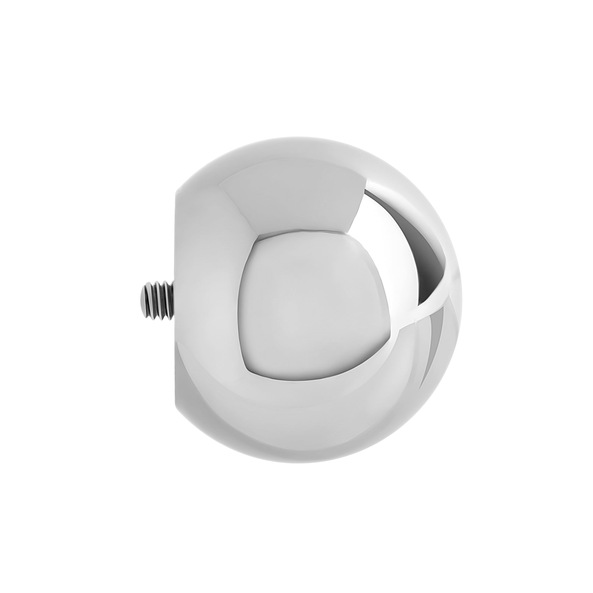 00g Internally Threaded Counter-Sunk Steel Ball - Price Per 1 - Painful Pleasures
