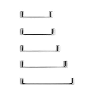 Tilum 14g Internally Threaded Flat Titanium Surface Barbell with 2mm Rise - Price Per 1 - Painful Pleasures